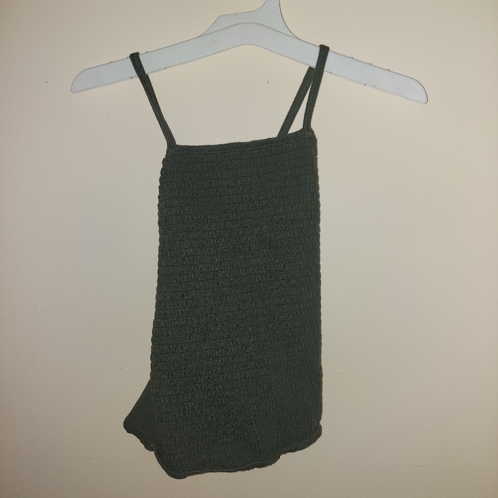 Hollister tank army green